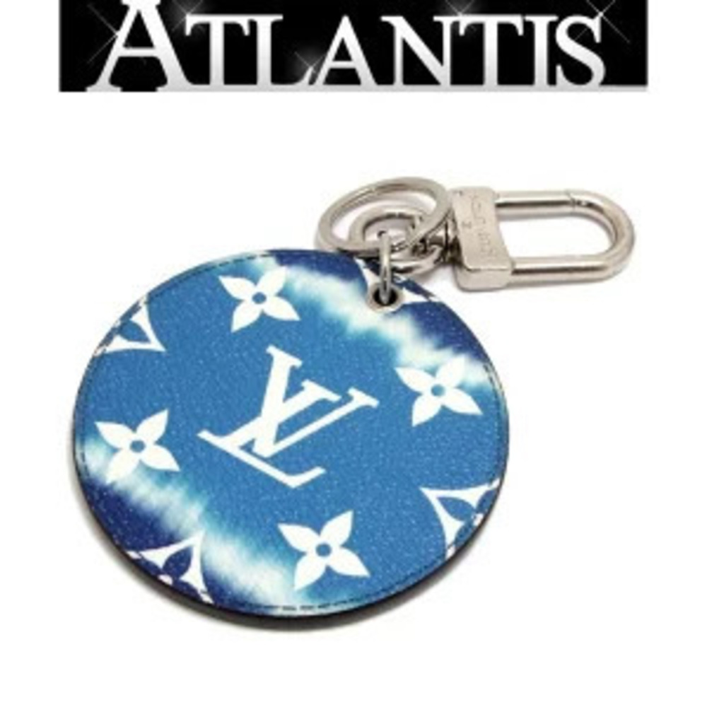 Louis Vuitton LV Escale Porte Illustr Charm Keychain Monogram Overlay